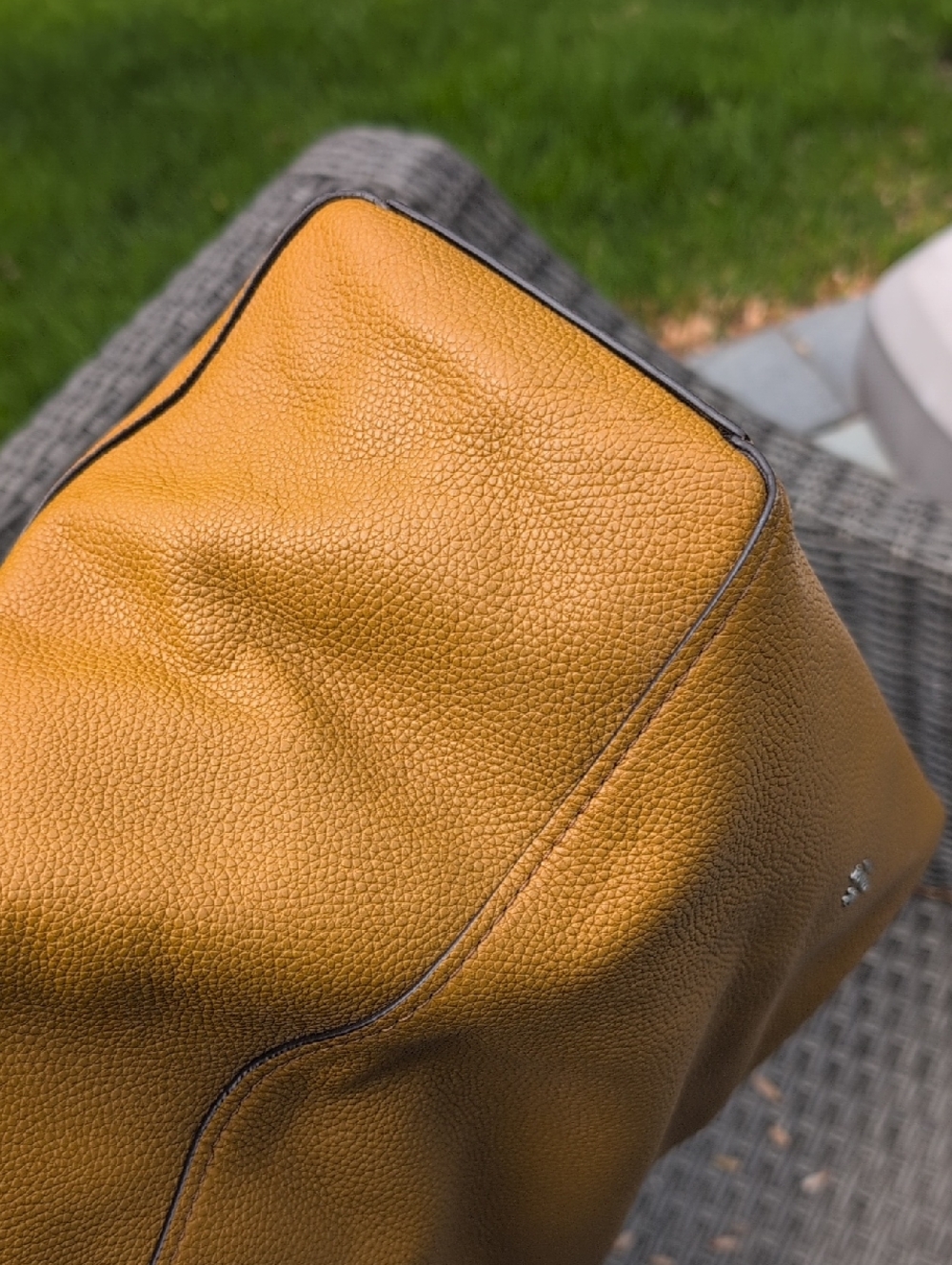 Coach Leather Turnlock Chain  Tote in Warm Tan 56830 - Picture 12 of 14